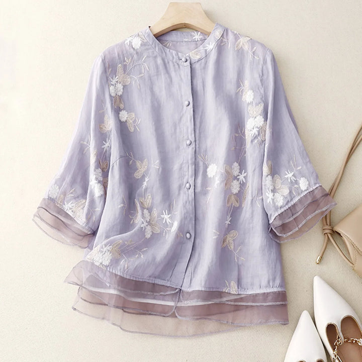 Olivia Bennet | Cotton Blouse for Women