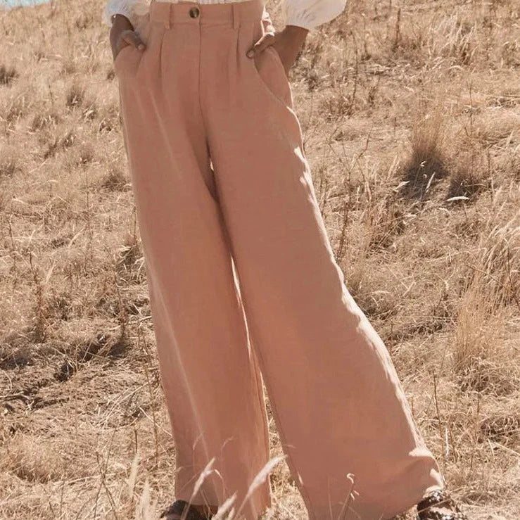 Olivia Bennet | Linen Trousers for Women