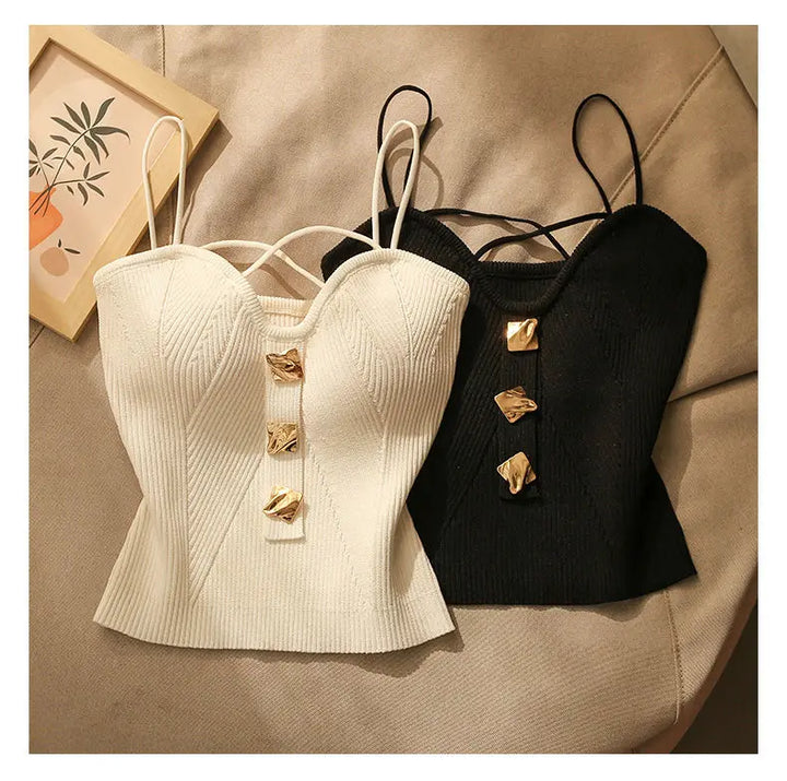 Olivia Bennet | Silk Camisole for Women in Ivory