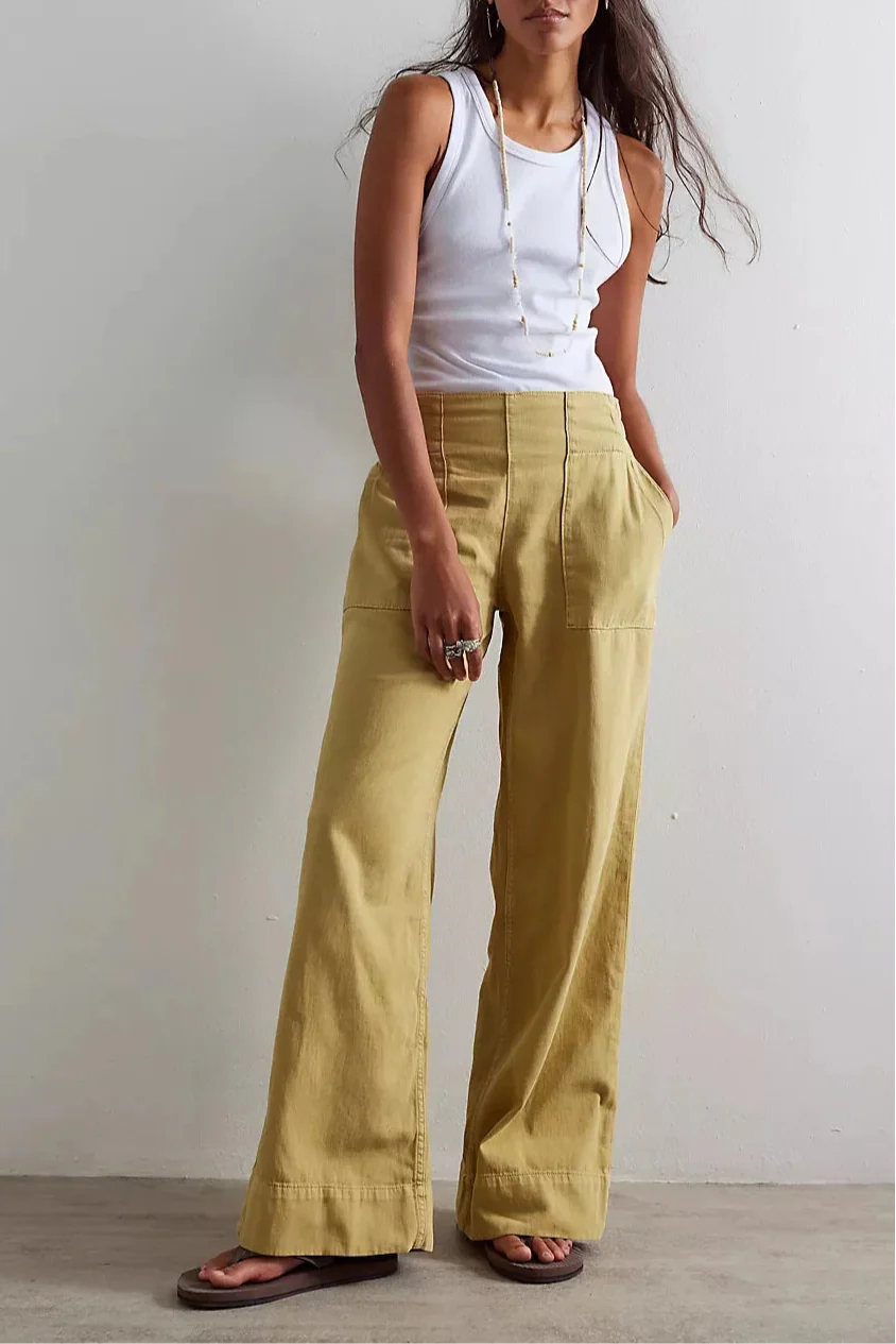 Olivia Bennet | Wide-Leg Denim Jeans for Women