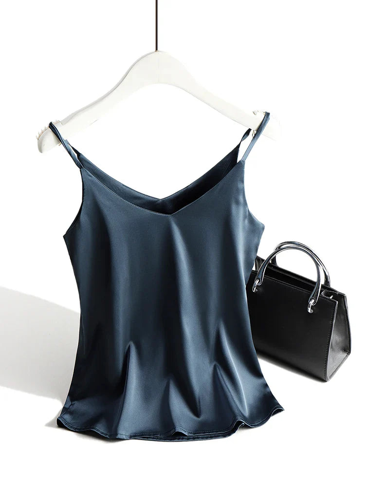 Olivia Bennet | Camisole Top for Women in Soft Fabric, Relaxed Fit, Classic Style