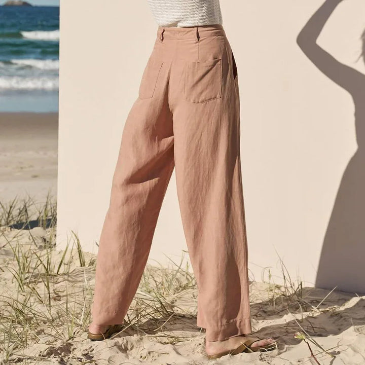 Olivia Bennet | Linen Trousers for Women