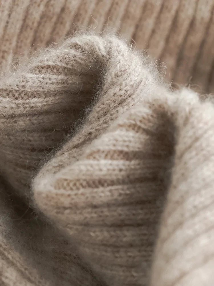 Olivia Bennet | Wool Wide Leg Pants for Women