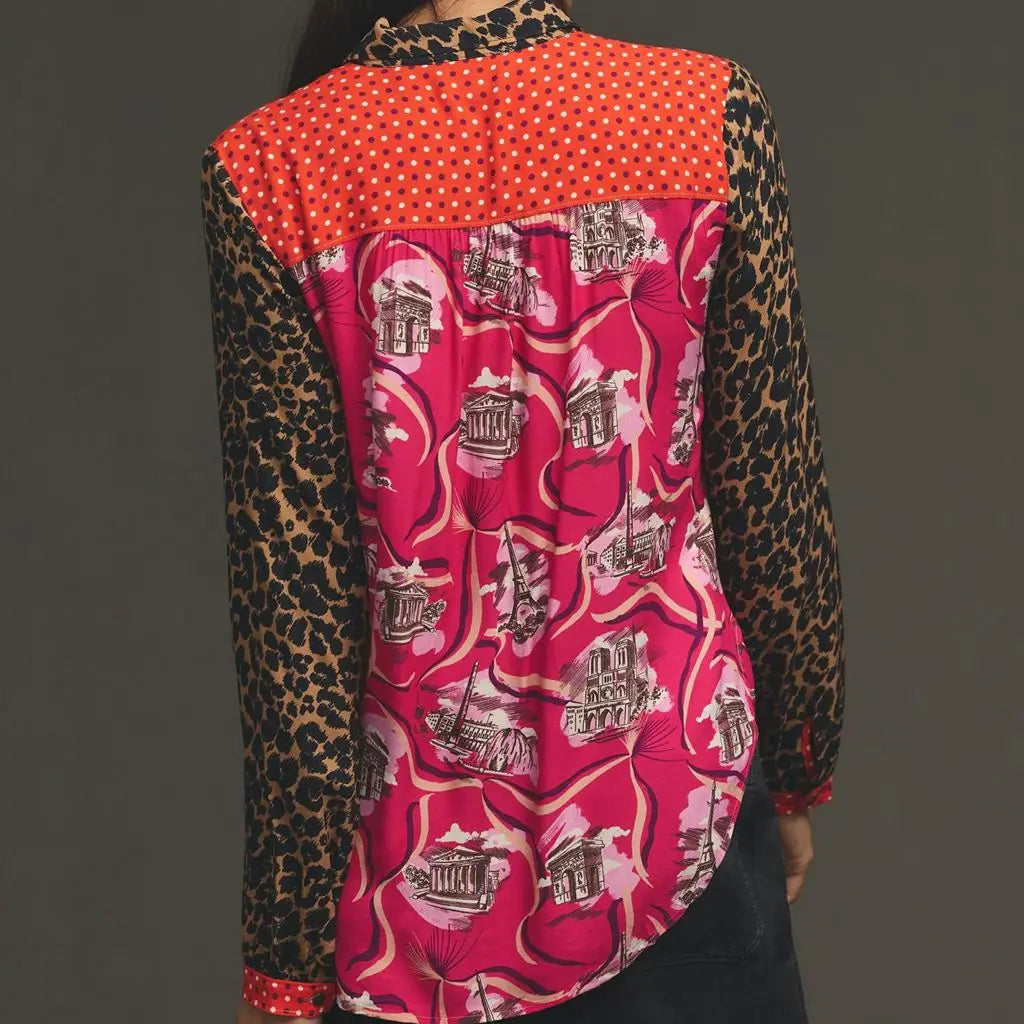 Olivia Bennet | Stylized Blouse for Women in Light Fabric