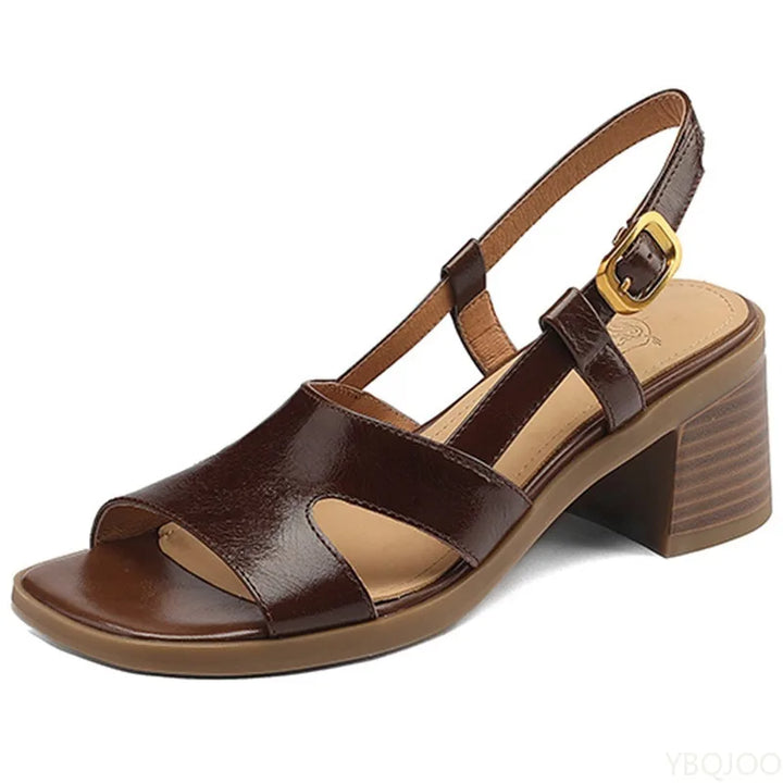 Olivia Bennet | Leather Flats for Women