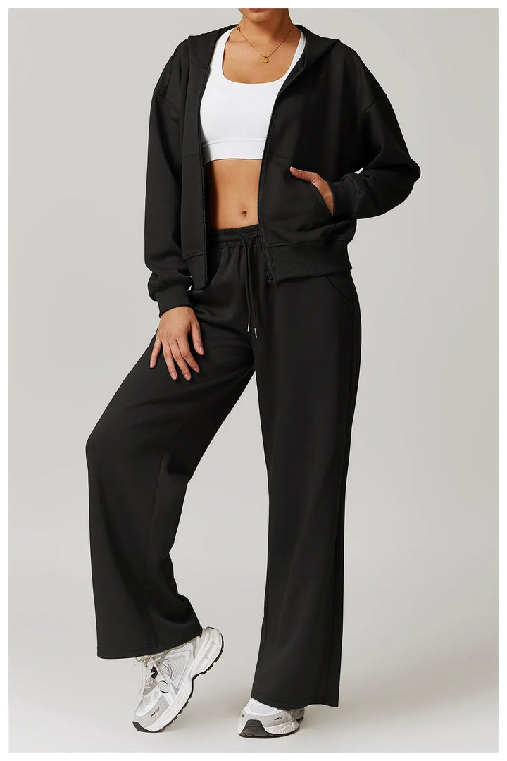 Olivia Bennet | High Rise Pant for Women in Black