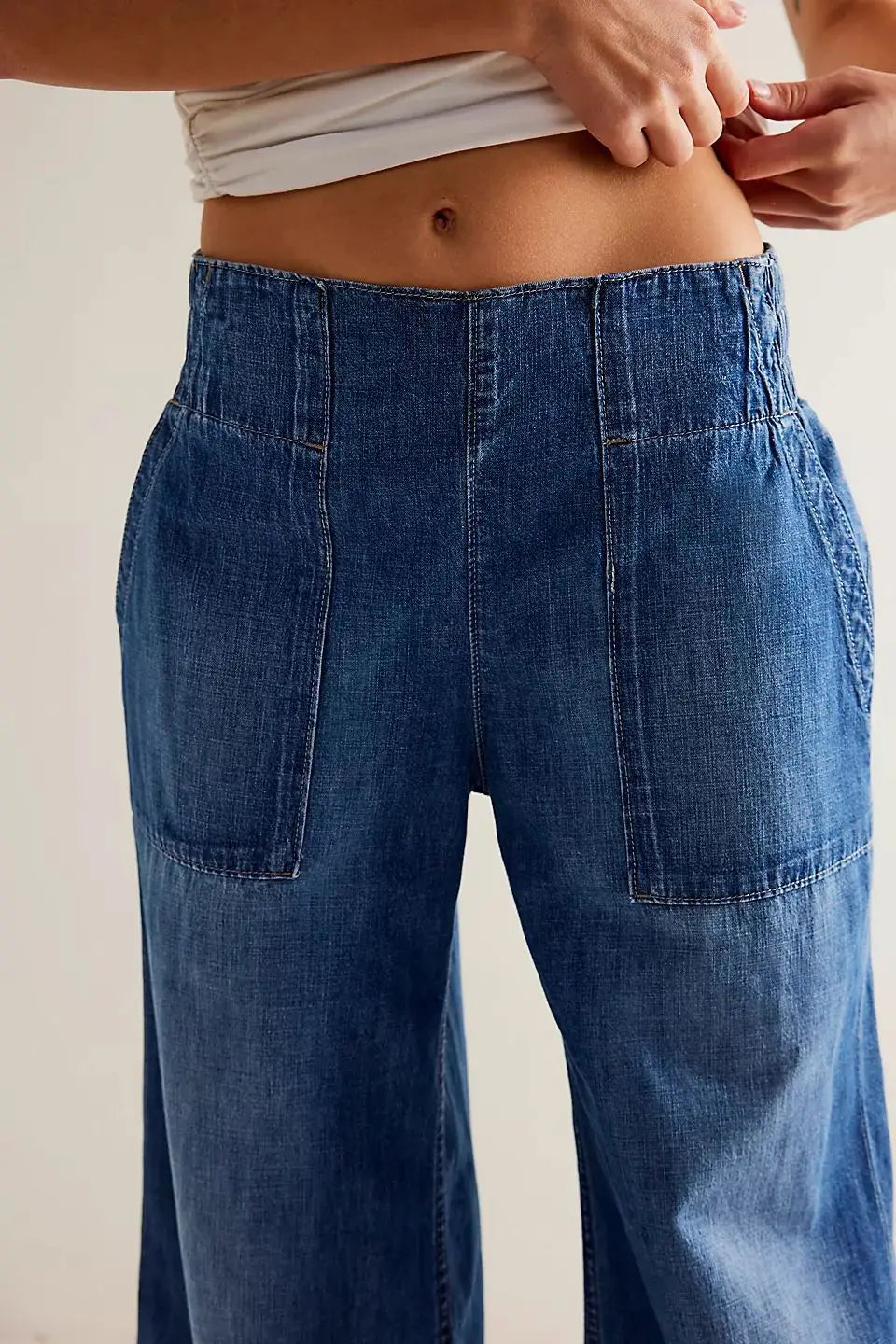 Olivia Bennet | Wide-Leg Denim Jeans for Women