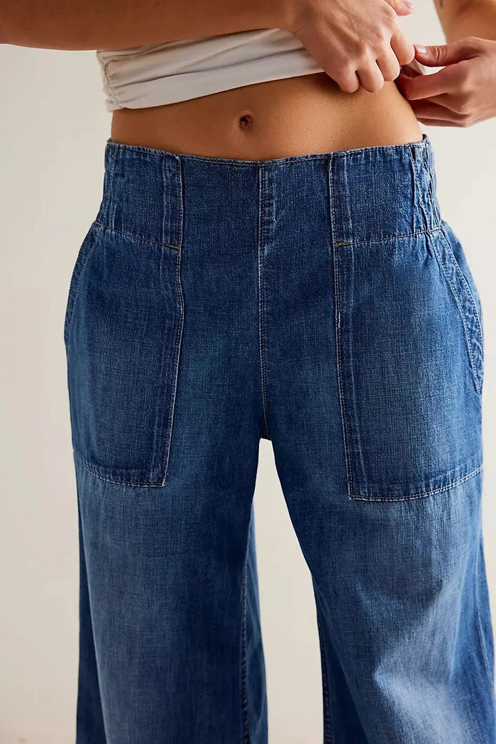 Olivia Bennet | Wide-Leg Denim Jeans for Women