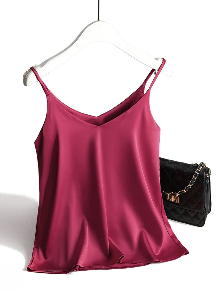 Olivia Bennet | Camisole Top for Women in Soft Fabric, Relaxed Fit, Classic Style