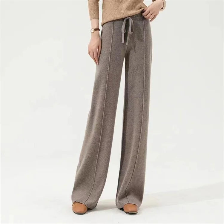 Olivia Bennet | Classic Wool Trousers for Women
