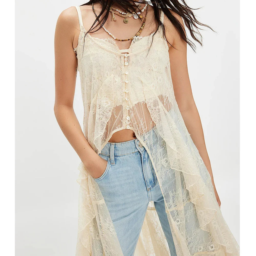 Olivia Bennet | Lace Maxi Cami for Women