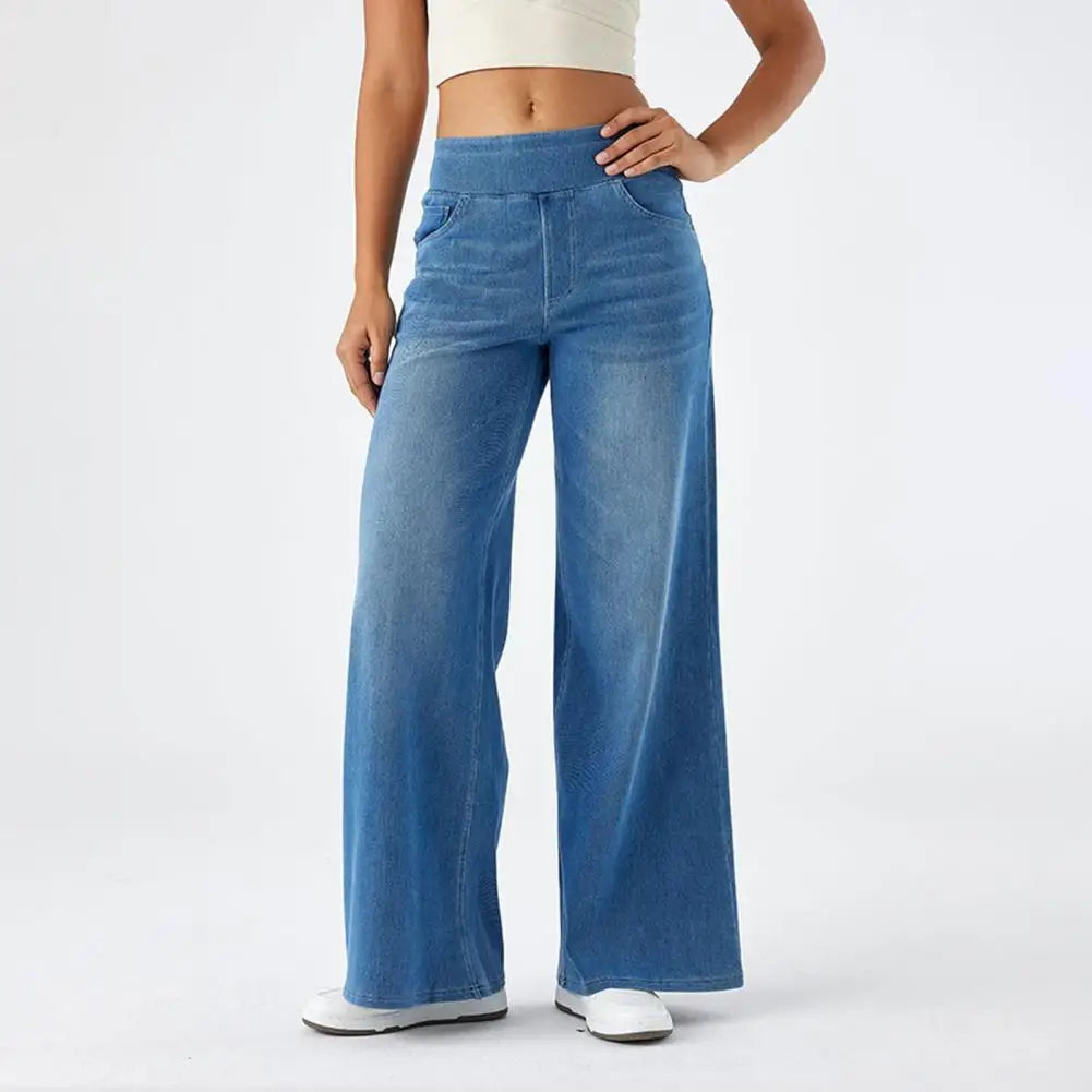 Olivia Bennet | Wide Leg Jean for Women in Denim