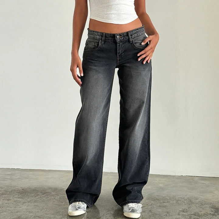 Olivia Bennet | Low-Waist Denim Jeans for Women