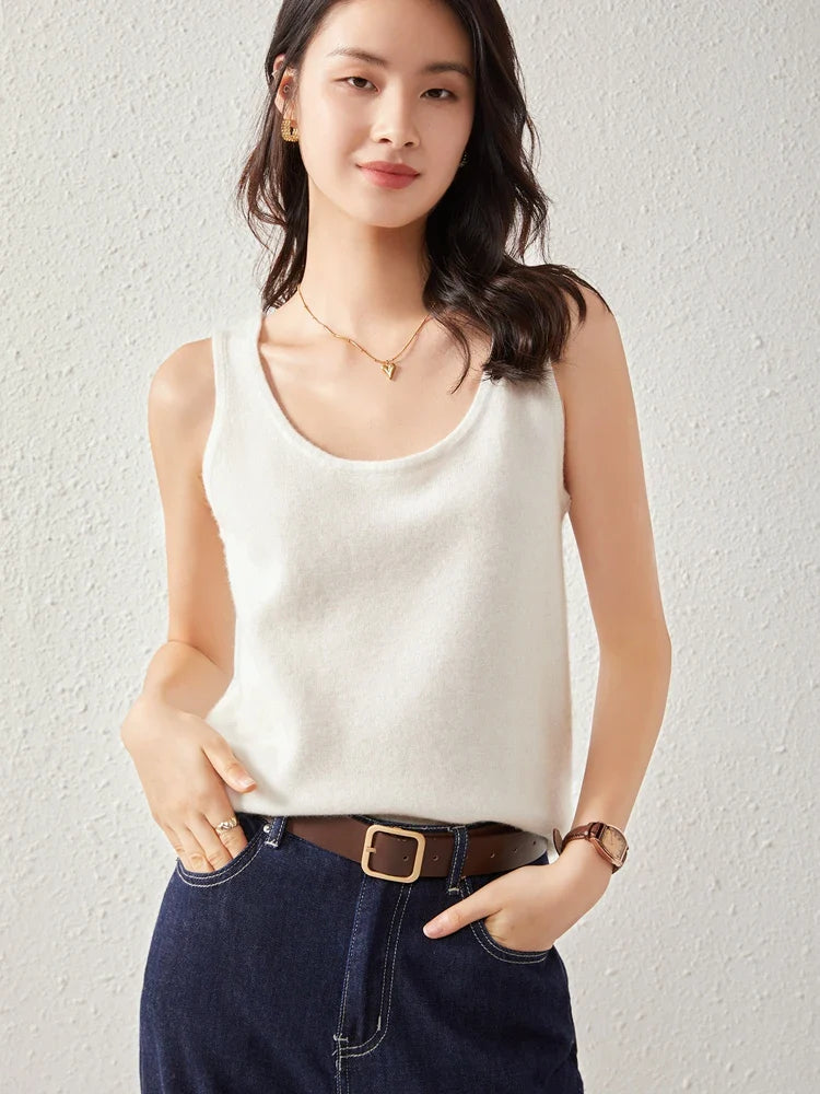 Olivia Bennet | Cashmere O-Neck Sweater for Women