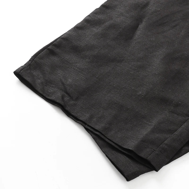 Olivia Bennet | Linen Lounge Pant for Women in Natural Fit