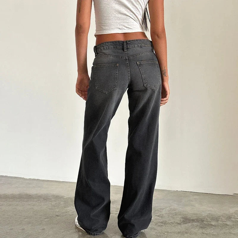 Olivia Bennet | Low-Waist Denim Jeans for Women