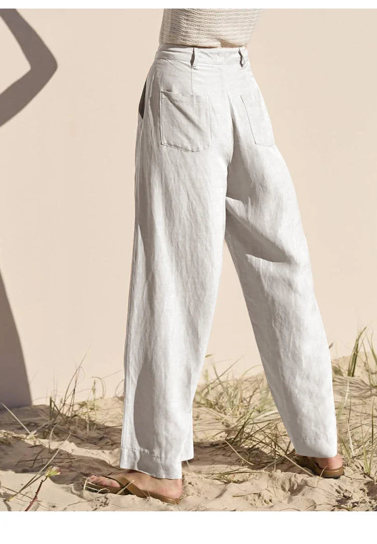 Olivia Bennet | Linen Trousers for Women