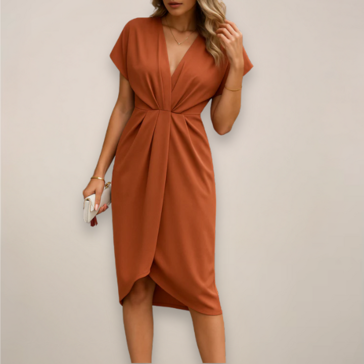 | Women V Neck Wrap Dress