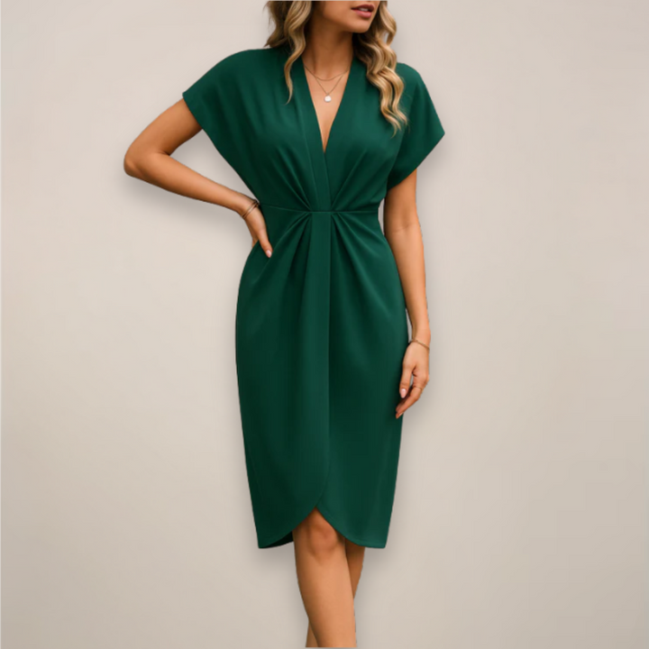 | Women V Neck Wrap Dress