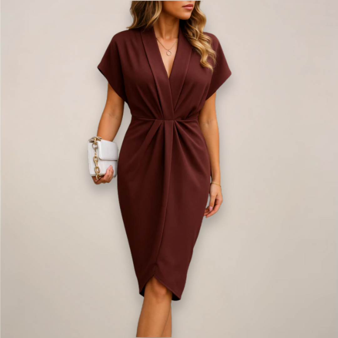 | Women V Neck Wrap Dress