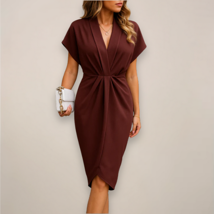 | Women V Neck Wrap Dress