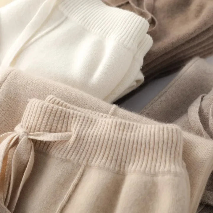 Olivia Bennet | Sweats for Women, Cotton Blend, Relaxed Fit, Gray