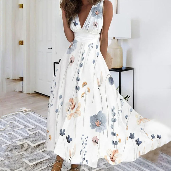 Ivy | Women’s Maxi Dress Sleeveless V-Neck