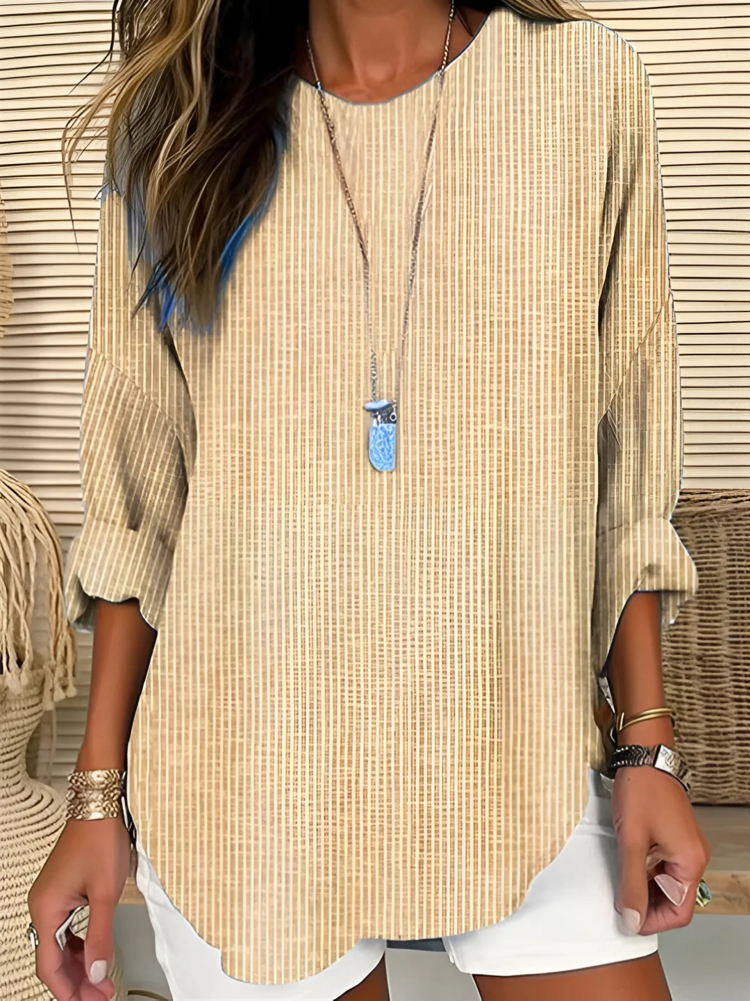 Rhea | Striped Blouse