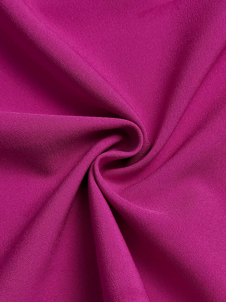 Olivia Bennet | Long Sleeves Loose Pleated Solid Color Split-Joint Tiered Round-Neck Maxi Dresses