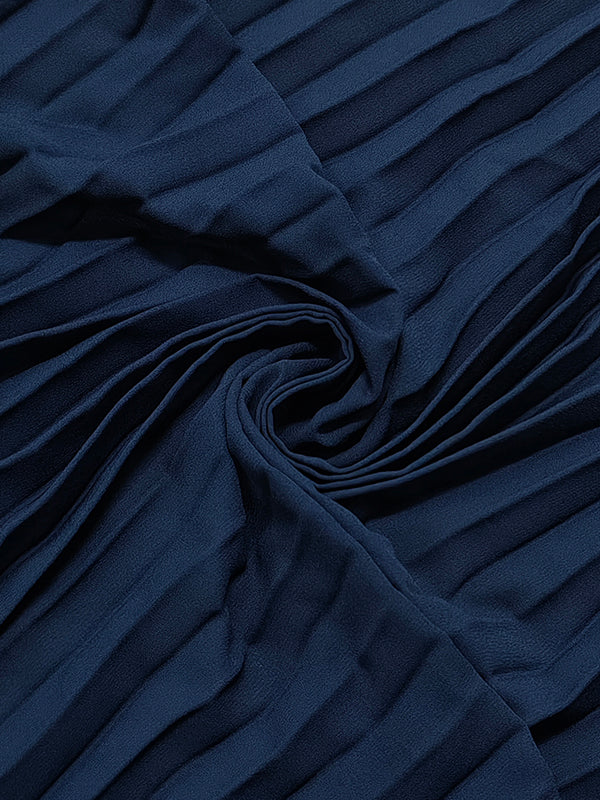 Olivia Bennet | Loose Gauze Pleated Solid Color Tiered Off-The-Shoulder Evening Dresses Maxi Dresses
