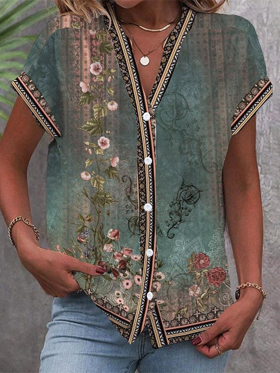 Braila | Blouse Watercolor Petal