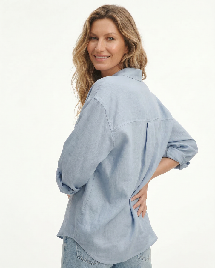 Olivia Bennet | Oversized Linen Blouse