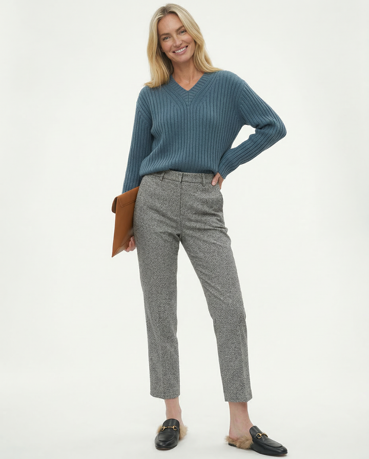 Olivia Bennet | Classic Wool Trousers for Women