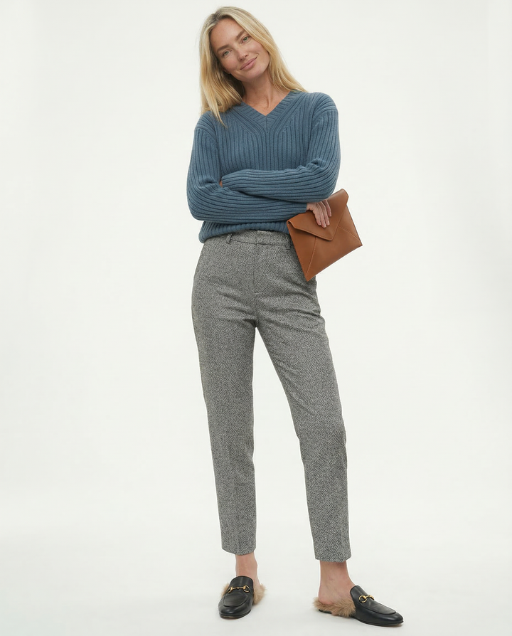 Olivia Bennet | Classic Wool Trousers for Women