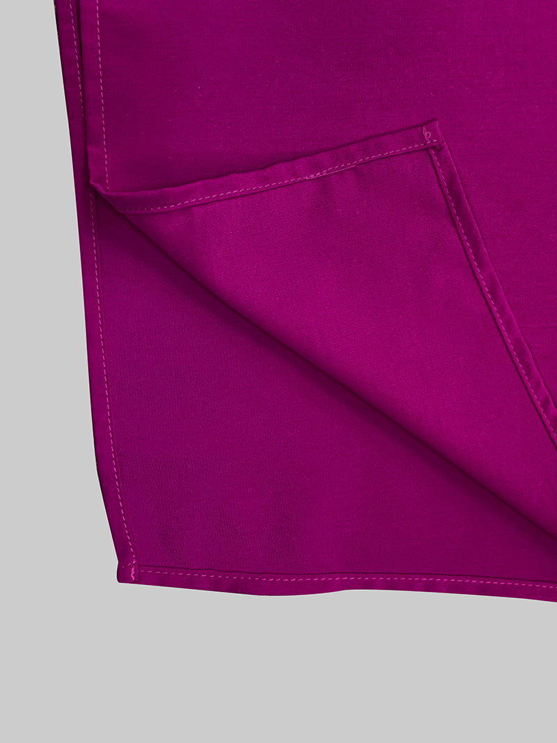 Olivia Bennet | H-Line Loose Buttoned Solid Color Maxi Dresses