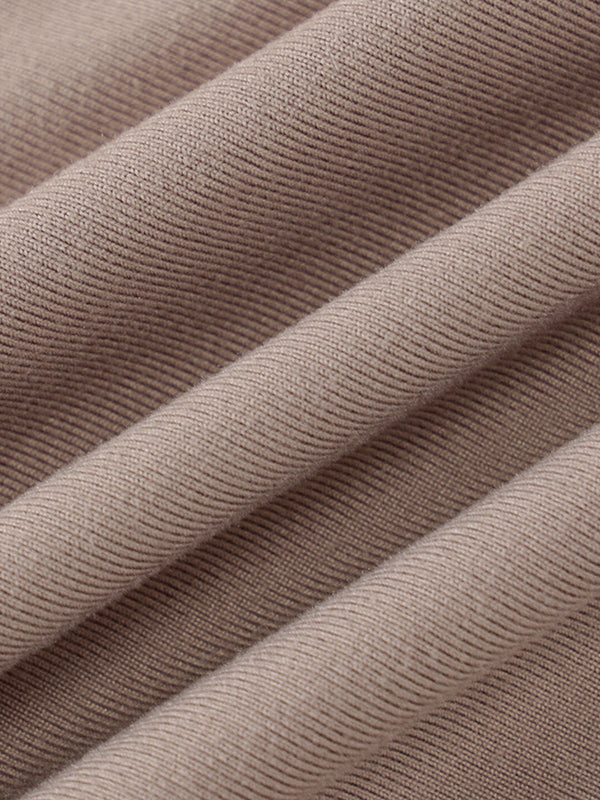 Olivia Bennet | Long Sleeves Plus Size Solid Color Split-Joint Hooded Maxi Dresses
