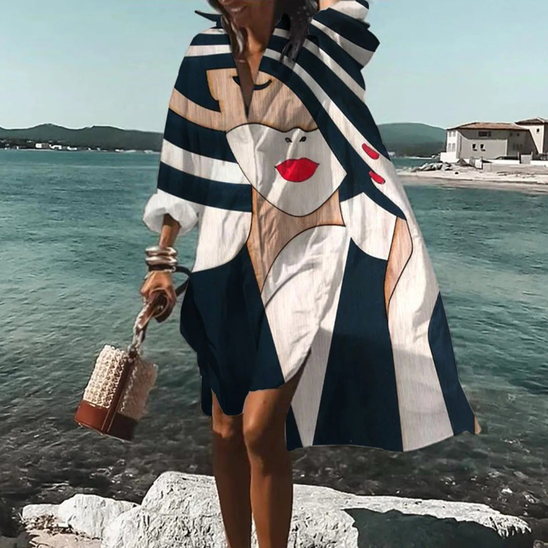 Women’s Summer Casual Shirt Dress