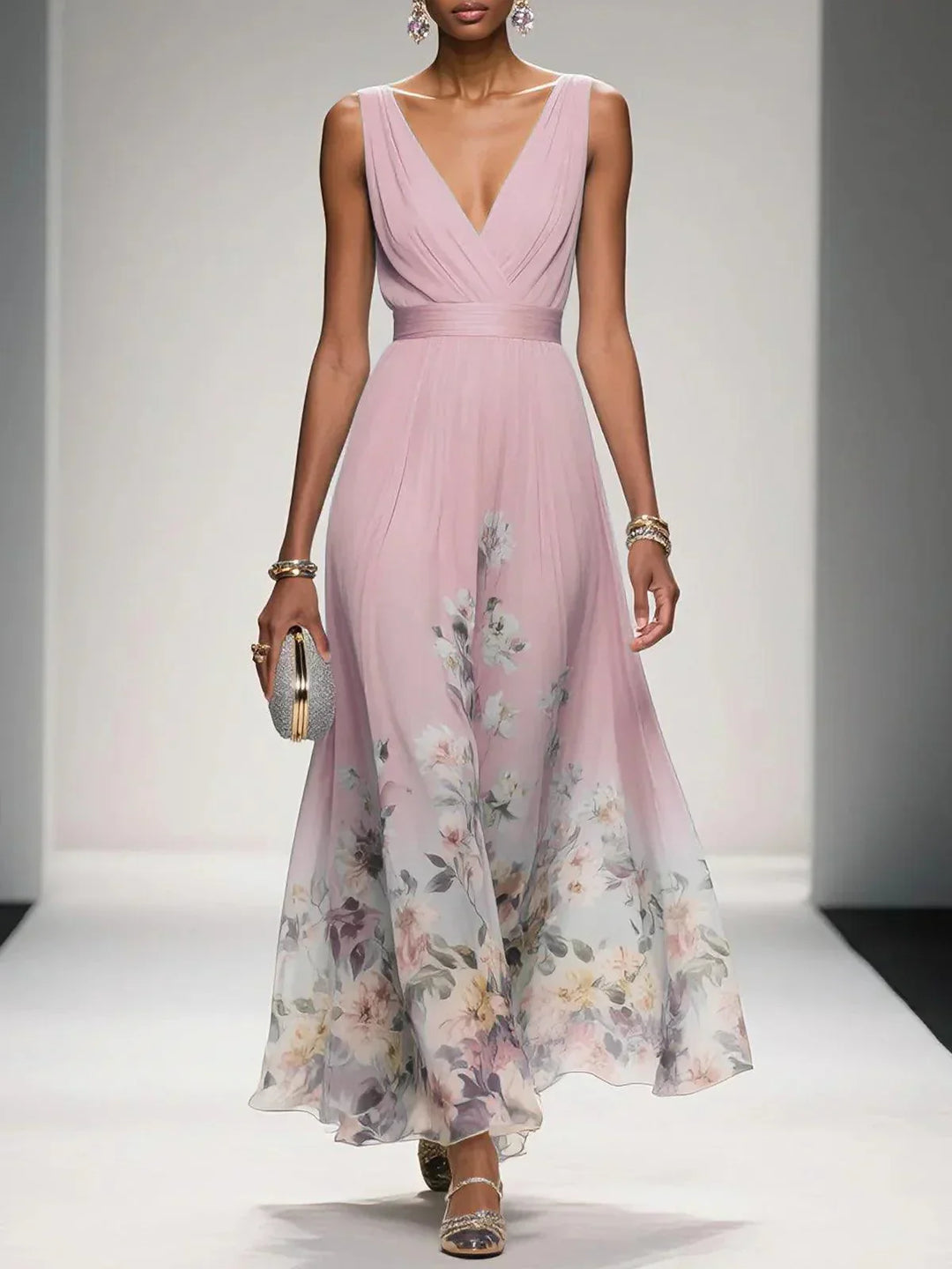 Women Floral Print Dress