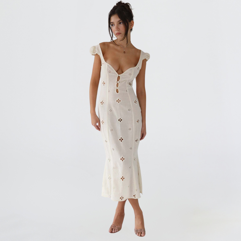 Women Wedding Guest Midi Dress