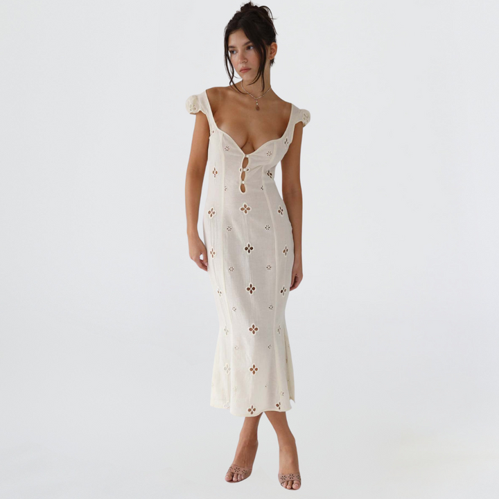 Women Wedding Guest Midi Dress