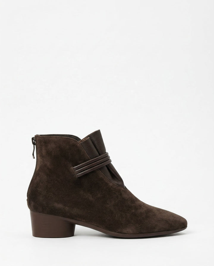 Olivia Bennet | Italian Crest Suede Boots for Women