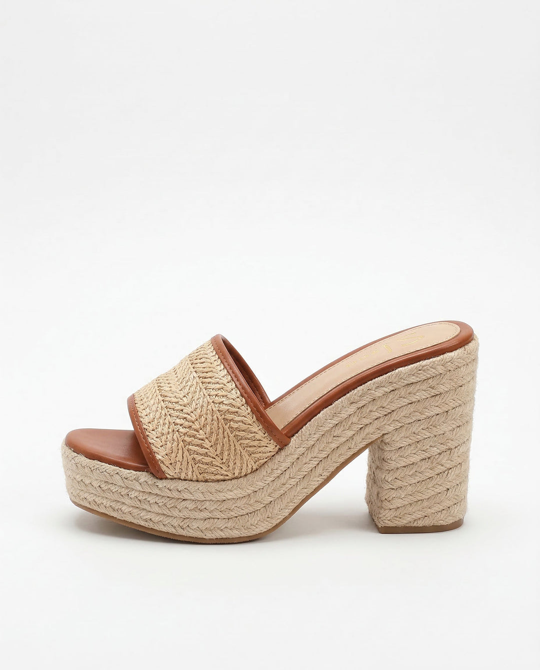 Olivia Bennet | Natural Woven Heels for Women