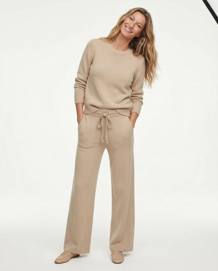 Olivia Bennet | Sweats for Women, Cotton Blend, Relaxed Fit, Gray