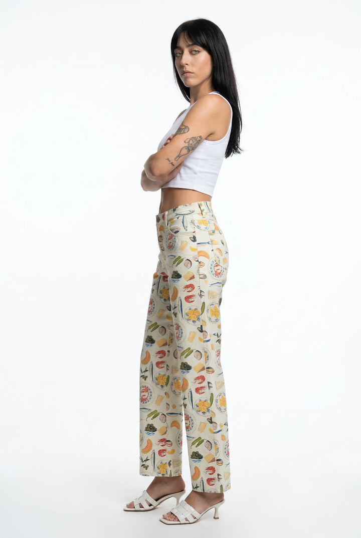 Olivia Bennet | Straight-Leg Jean for Women in Denim