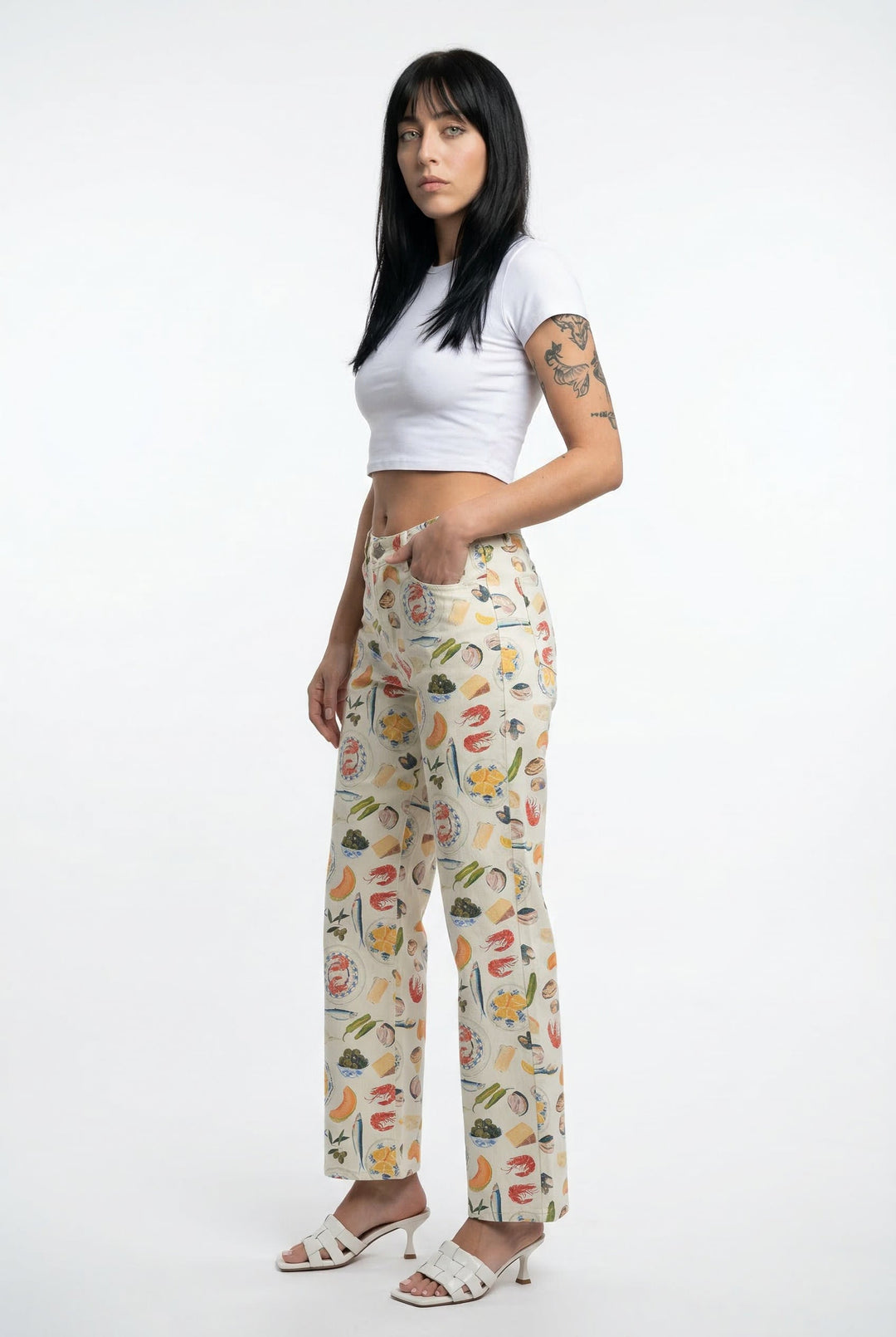 Olivia Bennet | Straight-Leg Jean for Women in Denim