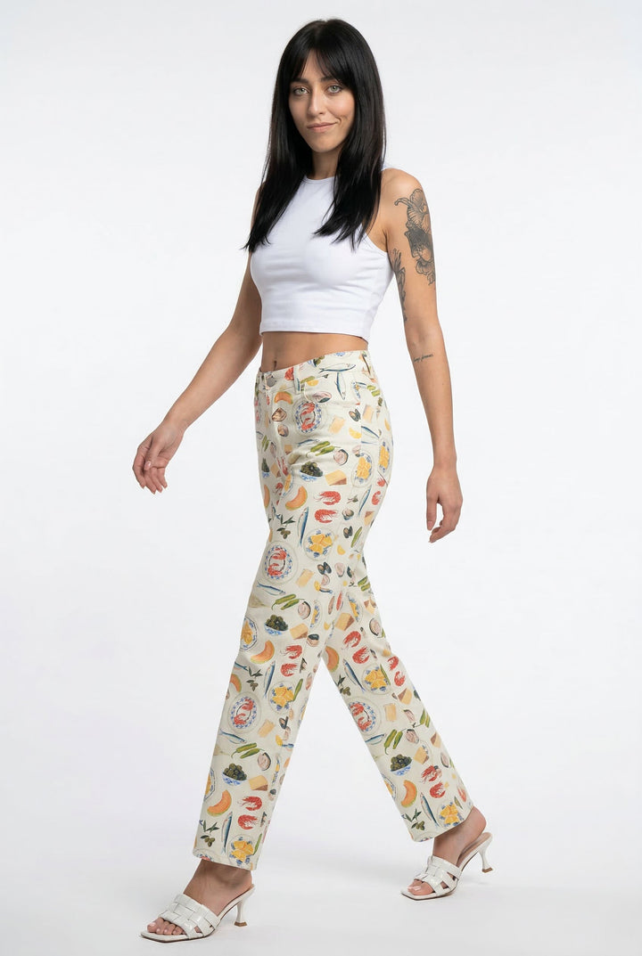 Olivia Bennet | Straight-Leg Jean for Women in Denim