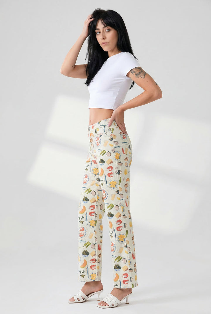 Olivia Bennet | Straight-Leg Jean for Women in Denim