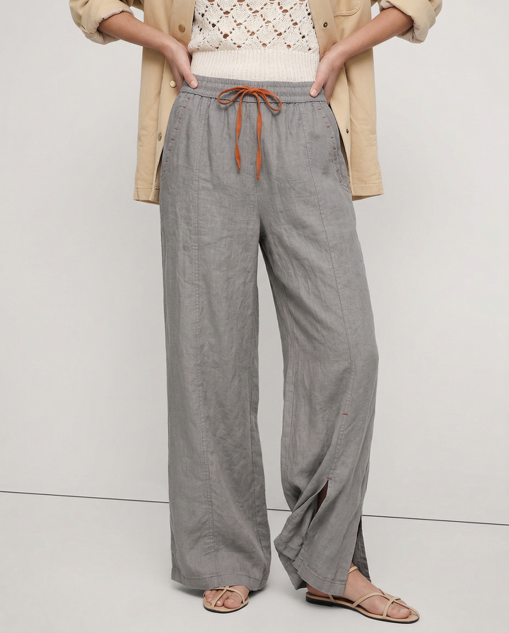 Olivia Bennet | Wide Leg Drawstring Pant for Women in Soft Fabric