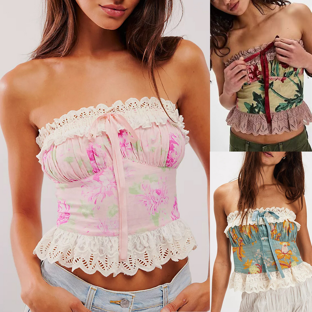Olivia Bennet | Lace Corset Top for Women