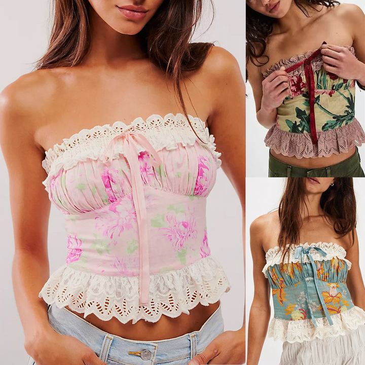 Olivia Bennet | Lace Corset Top for Women